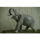 Статуэтка фарфоровая  " Слон "  БОЛЬШАЯ  ( высота 21,5 см , длинна 28 см )  целая