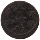 Королевство Швеция. 1/6 эре 1675. Король Карл XI Пфальц-Цвейбрюккен.