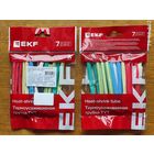 Термоусадочная трубка ТУТ-6/3, 7 цветов по 3шт 10см, EKF с 1 рубля