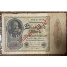 Банкнота 1 миллиард марок 1922 год. Веймарская республика