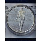 РЕДКАЯ, всего 699 шт.!!! 20 рублей 2021 г. Иван Мележ 100 лет, унция серебра