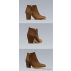 Zara замшевые коричневые ботинки, размер 35 (размер Zara 36)