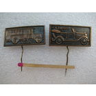 Значки. Автомобили. "А-6" - 1928г., "ГАЗ-А" - 1932г. тяжёлые. цена за 1 шт.