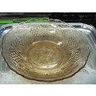 Фруктовница, конфетница 6х23 см. Цветное стекло.