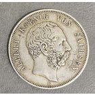 Монета 5 марок 1901 год. Саксония. Германская империя.
