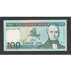 Литва 100 лит 1994 года. Тип P-50b. Состояние UNC!