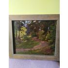 Гринюк И.А.1915 г.р.член союза художников СССР "Лесная прохлада" 1964 год