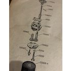 Оригинальный корпус масляного  насоса в родной защитно-фильтрующей  " сетке" для М-72, К-750 и 650 "Урал и Днепр".