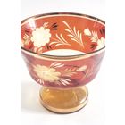 Ваза блюдо фруктовница Богемия хрусталь винтаж