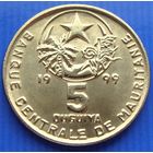 Мавритания. 5 угий 1999 год  КМ#3