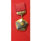 Знак ВЛКСМ Мастер золотые руки