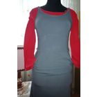 Платье-сарафан длинна в пол из плотного натурального трикотажного хлопка с небольшой добавкой стрейч, стильный, красивый цвет, более темное фото под графит., 44 размер.