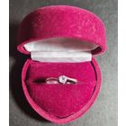 Красивое кольцо с нежнофиолетовым камнем серебро 925, лот#18, С РУБЛЯ! МНОГО ЛОТОВ С РУБЛЯ БЕЗ МЦ!