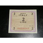 Италия, Союзная Оккупация 2 Лиры 1943 AUNC, не частая