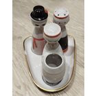 Редкий набор для специй,Латыши,Рига,на подставочке есть скол,сами солонки целые,с рубля