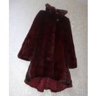 ЭФФЕКТНАЯ НОРКОВАЯ ШУБА С КАПЮШОНОМ. 44-46. ЛЮКС!