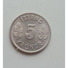 Исландия 5 крон 1977 год