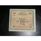 Италия, Союзная Оккупация 10 Лир 1943