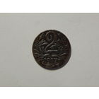 Австро-Венгрия 2 геллера 1917г