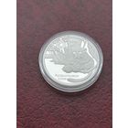 Орешниковая соня. Заказник Свитязянский. 1 рубль 2023год.  (Арэшнiкавая соня)