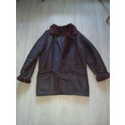 Дубленка мужская коричневая - натуральная кожа и мех (48-50 размер)!