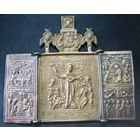 Нечастый латунный складень Всех скорбящих радость