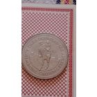 Остров Мэн 1 крона 1984 олимпийские игры конный спорт