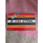 Кассета TDK D-C60. 1973 года. Редкая