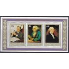 1982 Острова Кука 837-839/B126 Живопись / Президенты США 7,50 евро