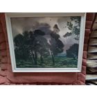 Гумен Ф. пейзаж акварель 30х25см.