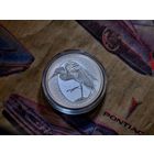 10 рублей. "Вялiкая белая чапля" ("Большая белая цапля"), Птушка года . Птица года. Серебро, 2008 г.