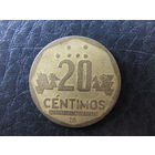 Перу. 20 сентимов. 2000. С 20 копеек. Распродажа коллекции. Смотрите другие лоты.