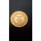 Тунис 20 фр 1904 г