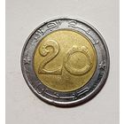 Алжир 20 динаров, 2009