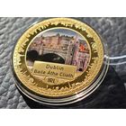 Позолота  настольная медаль Дублин