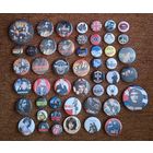 KISS, AC DC, NIRVANA, etc. значки