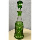 Графин цветной хрустальный Европа 1950-60год