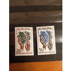 1957 Франция Европа ЦЕПТ чистая клей MNH** полная серия флора (1-12)