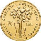 Польша 2 злотых, 2012 20 лет Благотворительному Рождественскому оркестру UNC