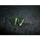 RRR Серьги Изумрудная Щётка Звезда СССР