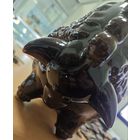 Зубр крупный. Керамический кувшин. 35x27см. С утратами