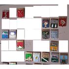 Один значек – 1 рубль. Серия квадраты. Клеймо – русский сувенир. Лот 1.