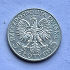 Монета СЕРЕБРО Польша 5 злотых 1933 год Ядвига ОТЛИЧНЫЕ