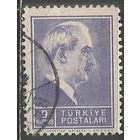 Турция. Мустафа И.Инёню. Второй Президент. 1942г. Mi#1144.
