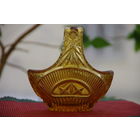Ваза - корзинка  (  НЕМАН )  редкая   ( ширина 15,5 см , высота 15 см