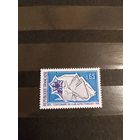 1974 Франция флора цветы чистая клей MNH** выпускалась одиночкой (4-12)