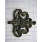 Древняя ручка. Бронза, литье.