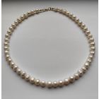 Бусы натуральный жемчуг.