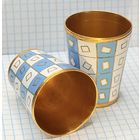 С 1 РУБЛЯ! 2 РЮМКИ СТОПКА РЮМКА ЭМАЛЬ ПОЗОЛОТА 40 ГРАММ СССР ЛЮМ