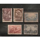 СССР-1932, (Заг.302-307),  гаш. , 15-год. революции, 5 марок